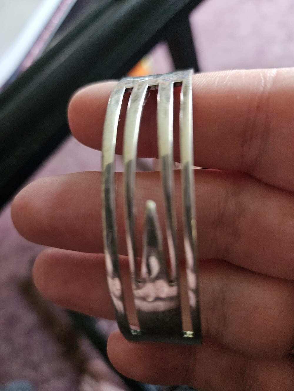 Silver-Tone Multi-Band Cuff Bracelet - Women's Jewelry